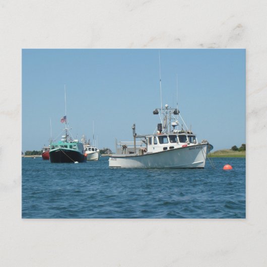 Chatham Harbour Boats Briefkaart (Voorkant)