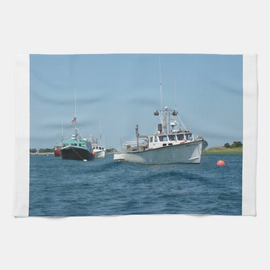 Chatham Harbour Boats Theedoek (Horizontaal)
