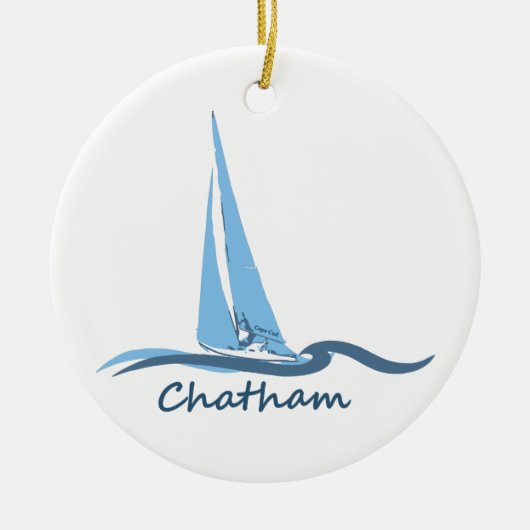 Chatham - Kaapskabeljauw. Keramisch Ornament (Voorkant)