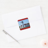 Chatham Light Vierkante Sticker (Envelop)