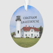 Chatham Lighthouse Cape Cod Massachusetts Ornament (voorkant)