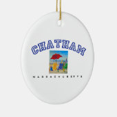 Chatham, MA - Beach Keramisch Ornament (Rechts)