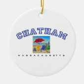 Chatham, MA - Beach Keramisch Ornament (Voorkant)