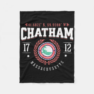 Chatham Ma Cape Kabeljauw Souvenir Strand Haai Nau Fleece Deken