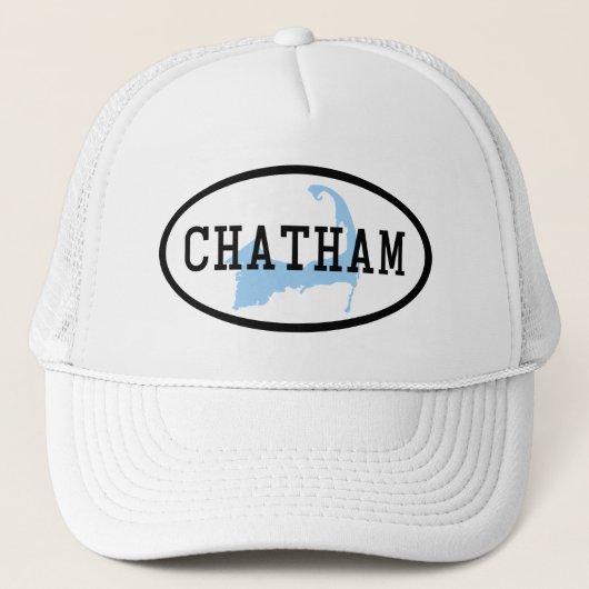 Chatham, MA Hoed Trucker Pet (Voorkant)