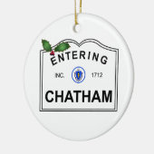 Chatham MA Keramisch Ornament (Links)