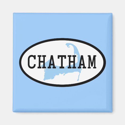 Chatham, MA Magneet (Voorkant)