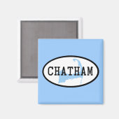 Chatham, MA Magnet (Voorkant / Achterkant)