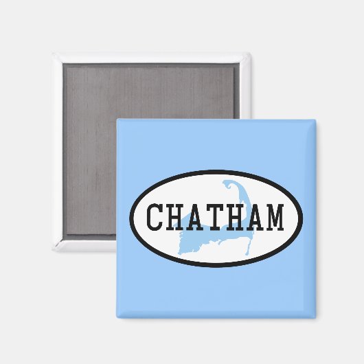 Chatham, MA Magnet (Voorkant / Achterkant)