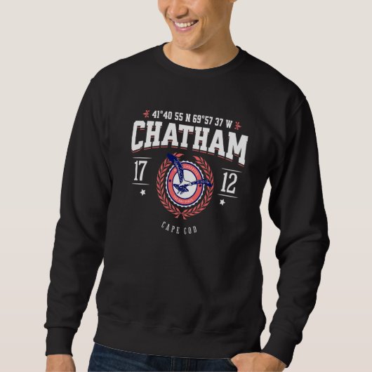 Chatham Massachusetts Cape Cod MA Naustische Stran Trui (Voorkant)