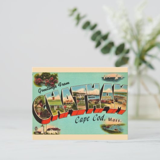 Chatham Massachusetts Greeting Briefkaart (Staand voorkant)