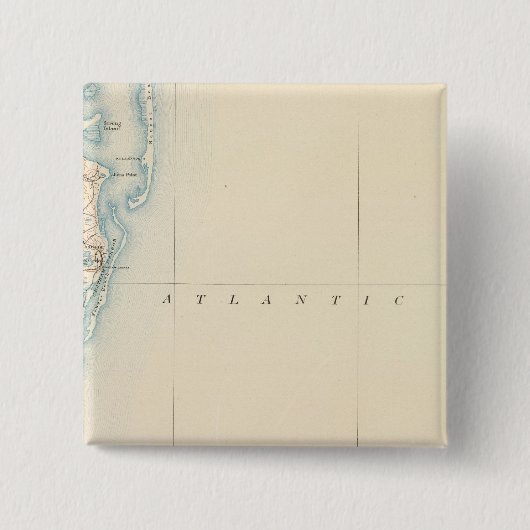 Chatham, Massachusetts Vierkante Button 5,1 Cm (Voorkant)