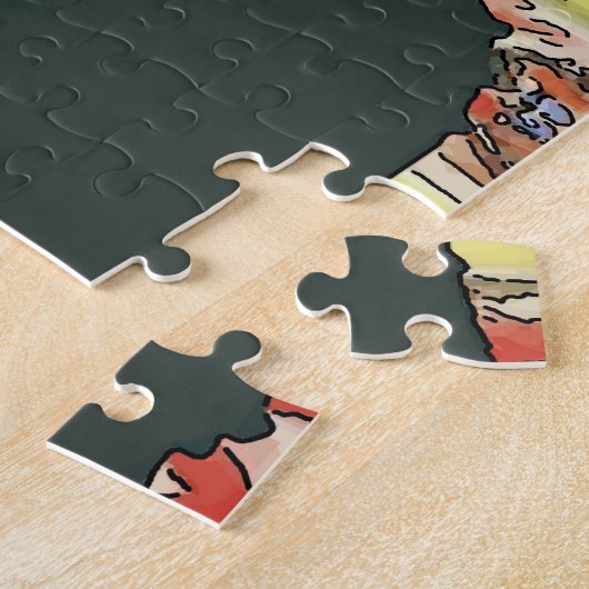 ChatNoir op Floor Legpuzzel (Zijkant)