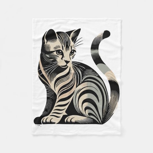 Chaton Fleece Deken (Voorkant)