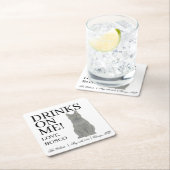 Chatreux Cat Wedding Kartonnen Onderzetters (Insitu)