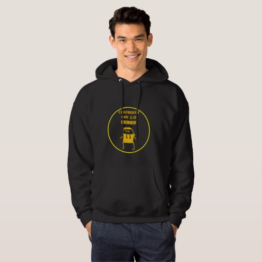 Chatroom Gov 2.0-hotels Premium Hoodie (Voorkant volledig)