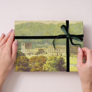 Chatsworth Derbyshire Jane Austen Darcy Pemberly Inpakpapier Vel