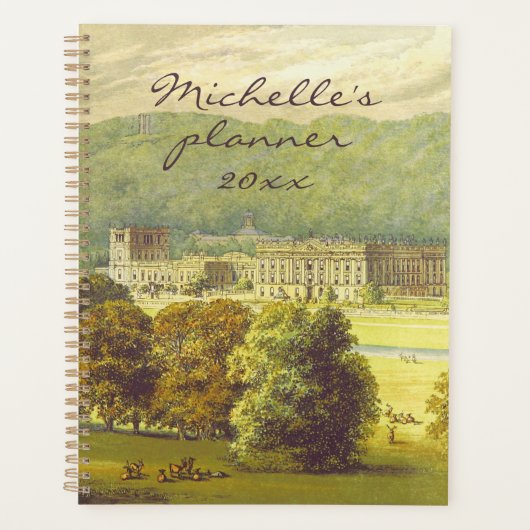 Chatsworth Derbyshire Jane Austen Darcy Pemberly Planner (Voorkant)