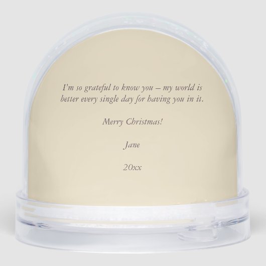 Chatsworth Derbyshire Jane Austen Darcy Pemberly Sneeuwbol (Achterkant)