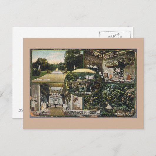 Chatsworth House Briefkaart (Voorkant / Achterkant)