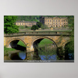 Chatsworth House, Derbyshire, Verenigd Koninkrijk Poster
