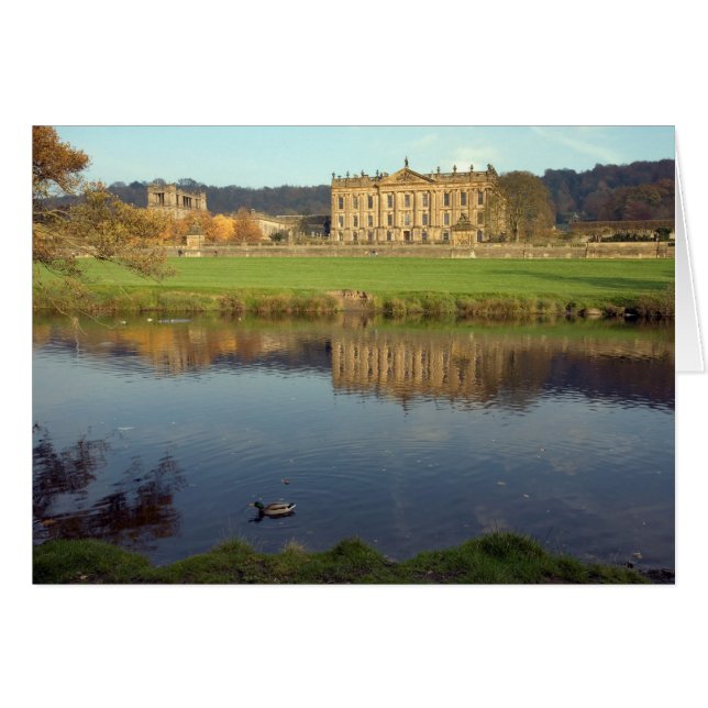 Chatsworth House in Derbyshire, Engeland (Voorkant Horizontaal)
