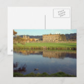Chatsworth House in Derbyshire, Engeland Briefkaart (Voorkant / Achterkant)