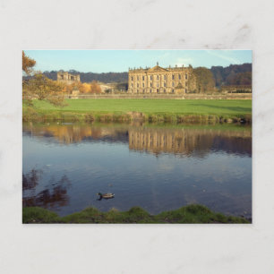 Chatsworth House in Derbyshire, Engeland Briefkaart