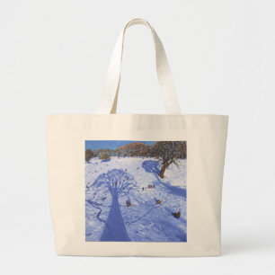 Chatsworth winterschaduwen 2013 grote tote bag
