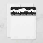 Chatt Skyline Black en White Bedankkaart (Voorkant)