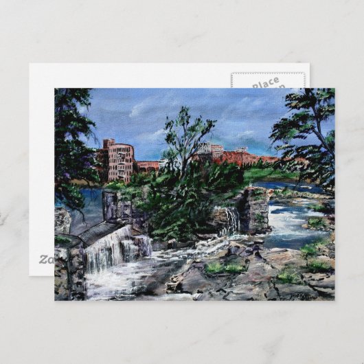 Chattahoochee, Columbus GA en Phenix City Briefkaart (Voorkant / Achterkant)