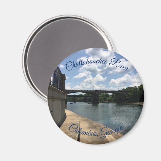Chattahoochee, Columbus, Georgia Magnet (Voorkant / Achterkant)