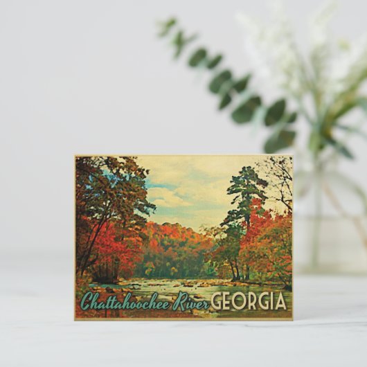 Chattahoochee Georgia Briefkaart (Staand voorkant)