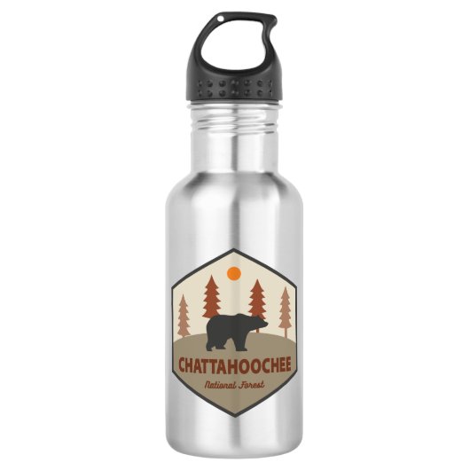 Chattahoochee National Forest Beer Waterfles (Voorkant)