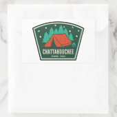 Chattahoochee National Forest Camping Rechthoekige Sticker (Tas)