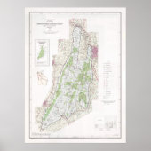Chattahoochee National Forest Map (1982) Poster (Voorkant)