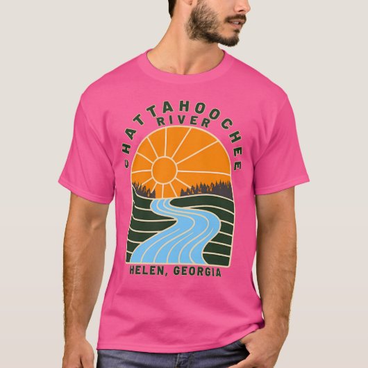 Chattahoochee River Helen Georgia T-shirt (Voorkant)
