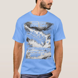 Chattahoochee White Water Rafting River Rapids Geo T-shirt
