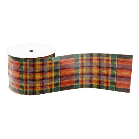 Chattan clan Pset Scottish tartan Grosgrain Lint (Spoel)