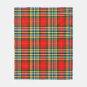 Chattan Modern Plaid Fleece Deken (Voorkant)