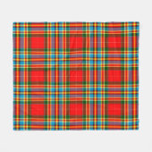 Chattan Modern Plaid Fleece Deken (Voorkant (Horizontaal))
