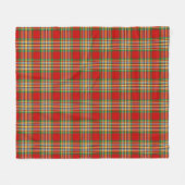 Chattan Plaid Fleece Deken (Voorkant (Horizontaal))