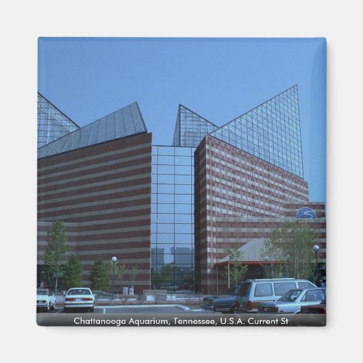 Chattanooga Aquarium, Tennessee, U.S.A. Current St Magneet (Voorkant)
