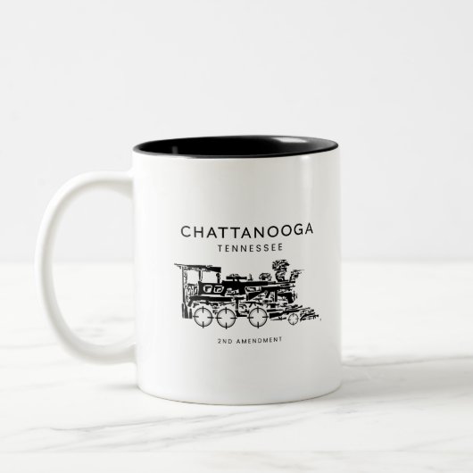 Chattanooga Choo 2de amendement Tweekleurige Koffiemok (Links)