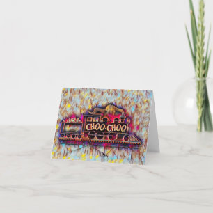 Chattanooga Choo Choo neon olieverfschilderij Kaart