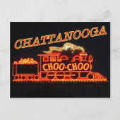 Chattanooga Choo Choo neon-teken Briefkaart (Voorkant)