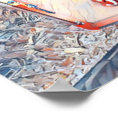 Chattanooga hellingbaan opklimming schilderij poster (Hoek)