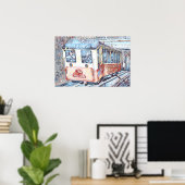 Chattanooga hellingbaan opklimming schilderij poster (Thuiskantoor)