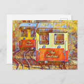 Chattanooga Incline Railway Midpoint Schilderen Briefkaart (Voorkant / Achterkant)