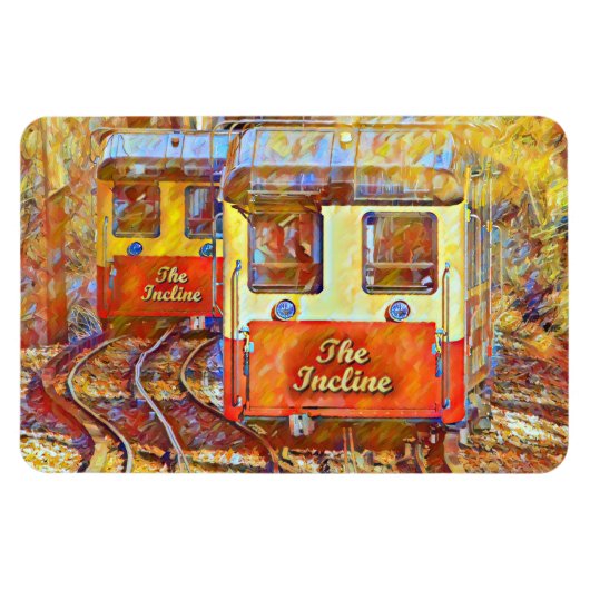 Chattanooga Incline Railway Midpoint Schilderen Magneet (Horizontaal)